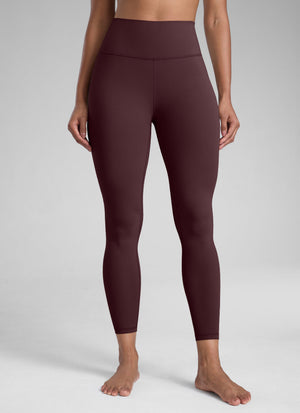 High Rise Workout Leggings - Butterlift Fabric, 25 Inch Ripe Plum - view 1