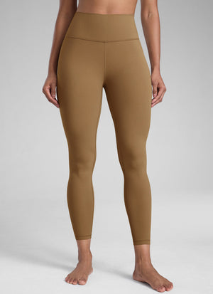 High Rise Workout Leggings - Butterlift Fabric, 25 Inch Allspice - view 1
