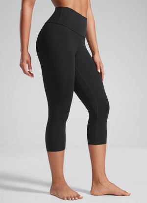 High Rise Workout Leggings - Butterlift Fabric, 21 Inch Black - view 1