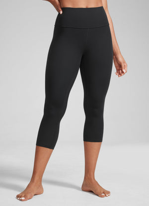 High Rise Workout Leggings - Butterlift Fabric, 21 Inch Black - view 2