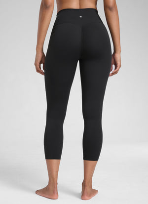 High Rise Workout Leggings - Butterlift Fabric, 23 Inch Black - view 2