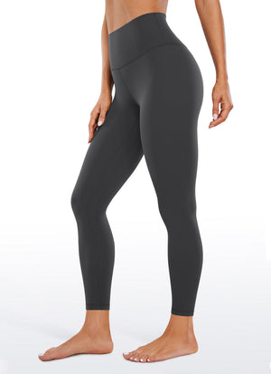 Yoga Leggings with Double Seam - Butterluxe, High Waist, 25 Inch Mysterious Grey - view 1