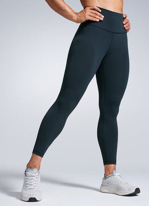 Lightweight Workout Leggings - Butterbreeze Fabric, High Waist, 25 Inch True Navy - view 1