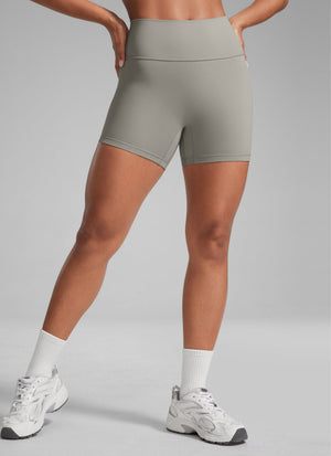 Sculpt Shorts No Front Seam - High Waist, 4 Inch Rocky Grey - view 1