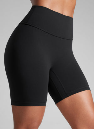 Sculpt Shorts No Front Seam - High Waist, 6 Inch Black - view 1