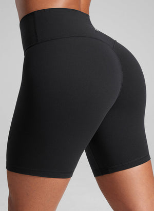 Sculpt Shorts No Front Seam - High Waist, 6 Inch Black - view 4