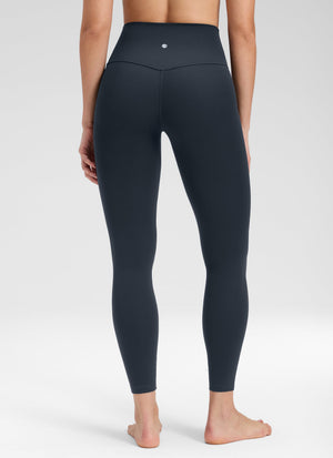 Yoga Leggings No Front Seam - Butterluxe Fabric, High Waist, 25 Inch True Navy - view 2