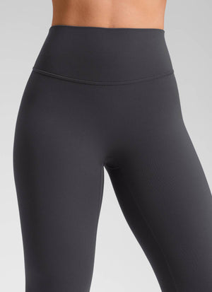 Leggings - No Front Seam, Tummy Control, High Waist Mysterious Grey - view 5