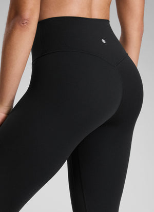 Squat Proof Leggings - No Front Seam, High Waist, 25 Inch Black - view 4