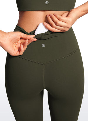 High Rise Pocketed Leggings - Butterluxe Fabric, 30.5 Inch Olive Green - view 4