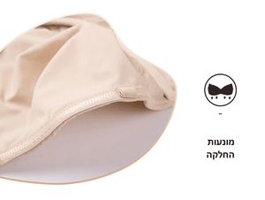 Side angle of nude strapless bra highlighting underwire support and smooth seamless finish - MissFine