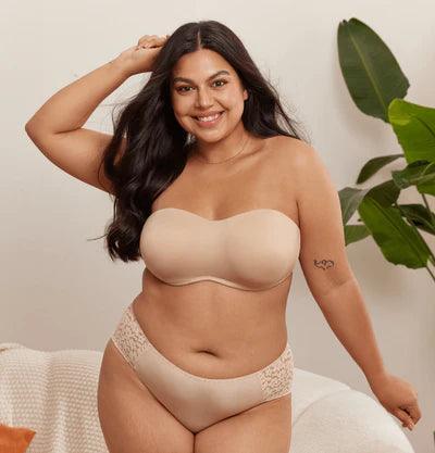 Perfect Strapless Underwired Bra – Full Bust Support in a Stunning Fashion Colour