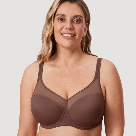 Lightly Padded Minimiser Bra – Natural Fit
