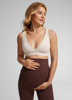 Non Wired Sports Bra - Nursing Friendly, Wireless