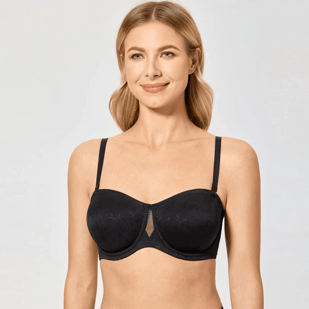 חזיית סטרפלס ללא ריפוד לאחיזה נוחה ומחטבת - לה איסלה