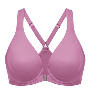 Side angle of full cup padded bra highlighting underwire support and smooth profile - MissFine