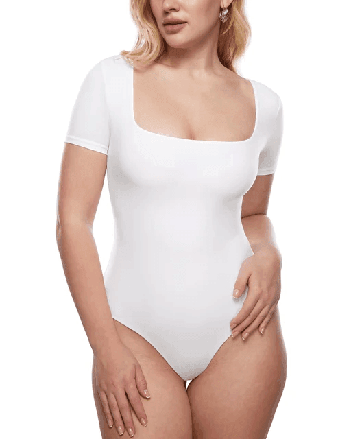 בגד גוף מחטב מבד עדין ונמתח ללוק נשי קייצי ולהופעה מרשימה וחתיכית - לה איסלה