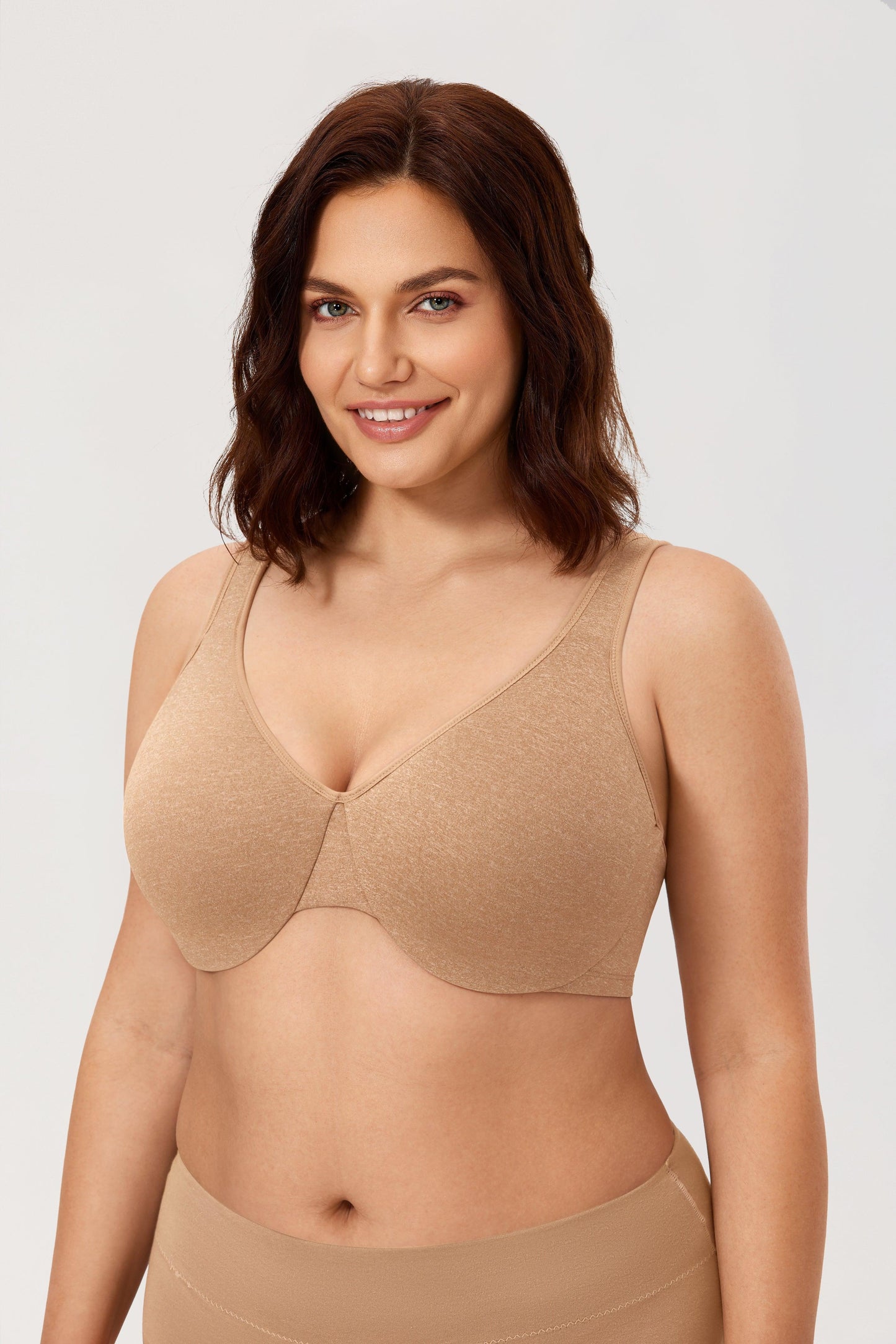 Wire-Free Minimiser Bra with Gentle Underwire