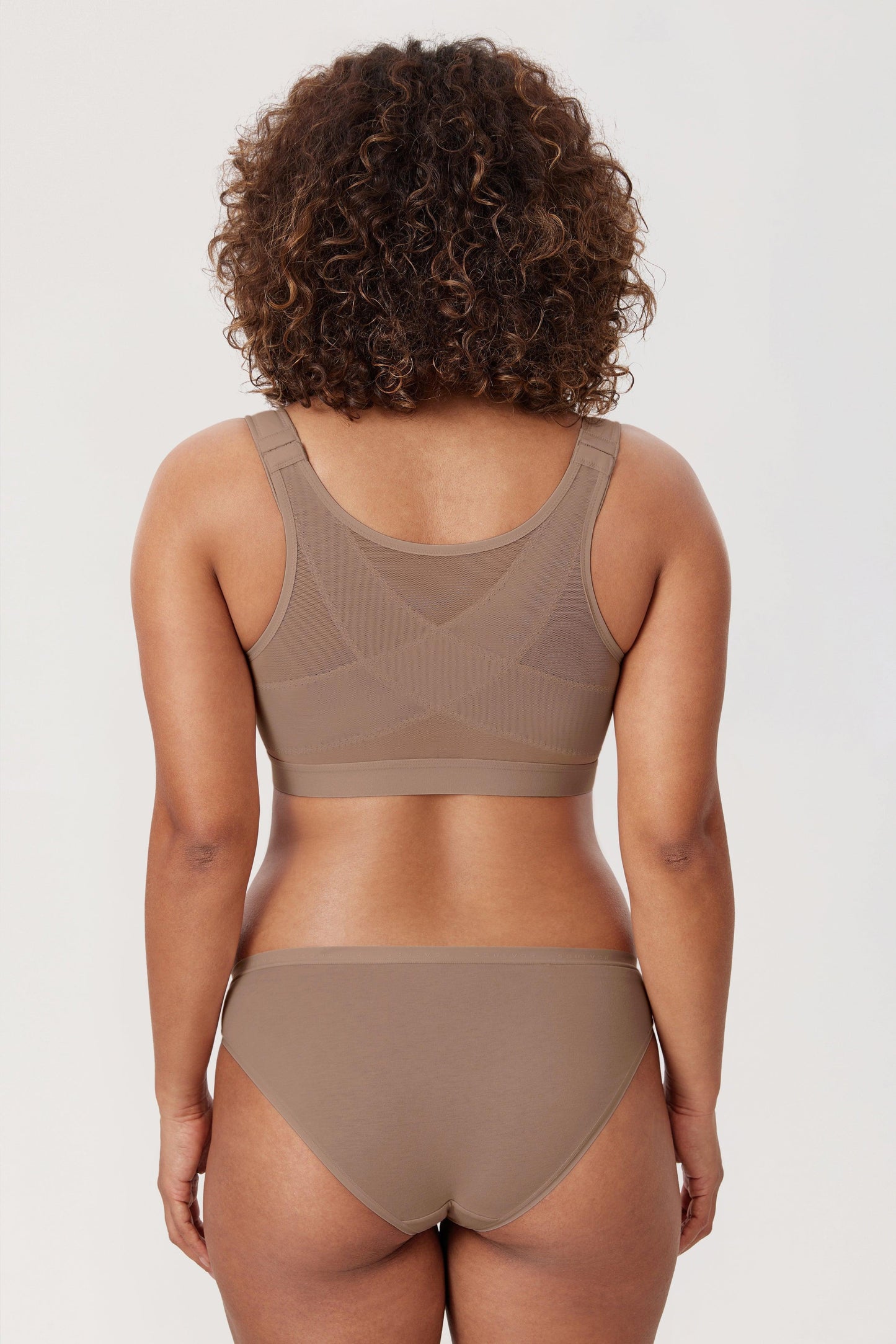 Front-Closure Patent Bra with Light X-SHAPE Padding