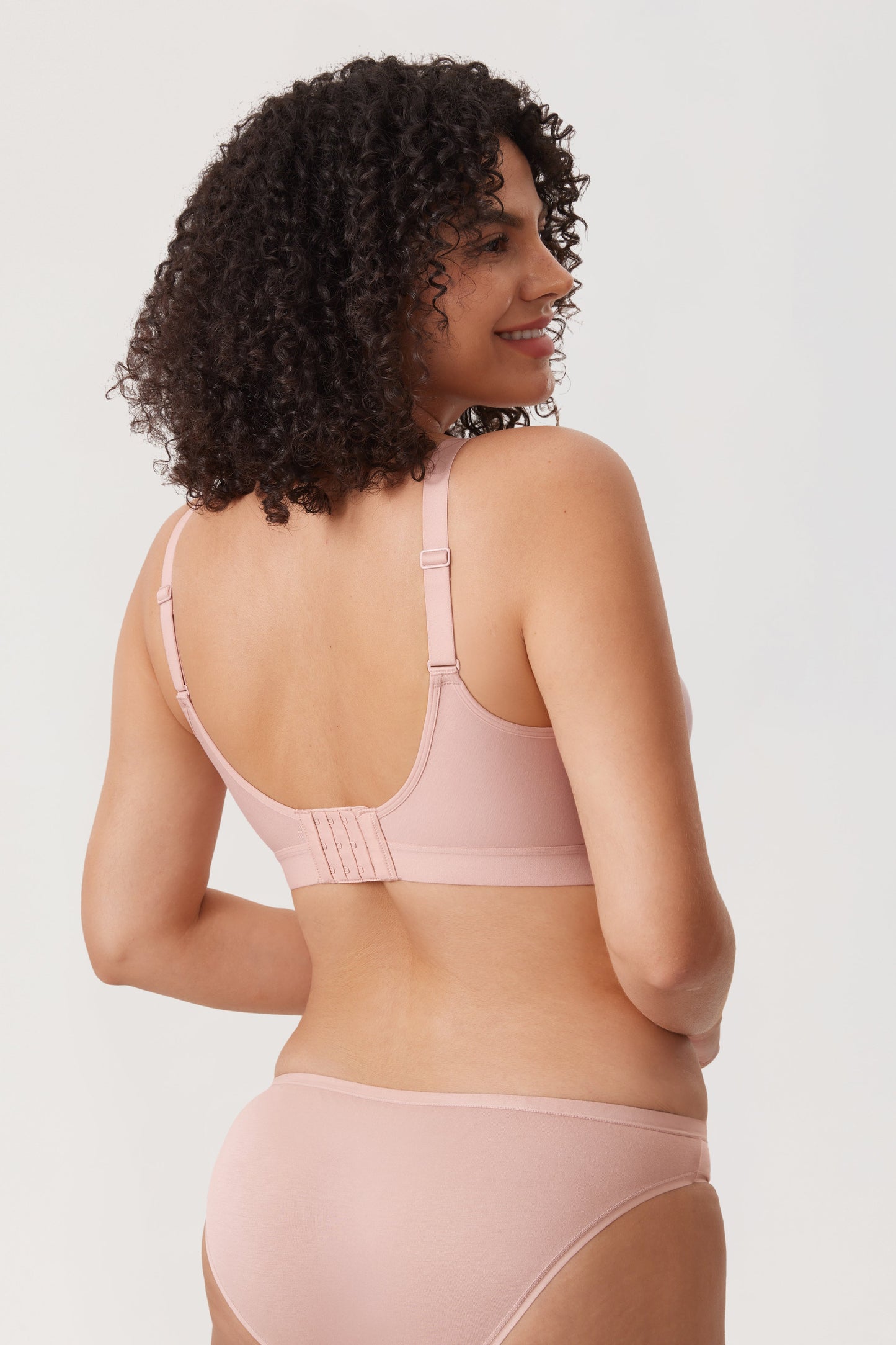 Soft Cotton Wire-Free Bra for Gentle Look