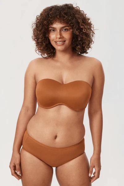 Perfect Strapless Underwired Bra – Full Bust Support in a Stunning Fashion Colour