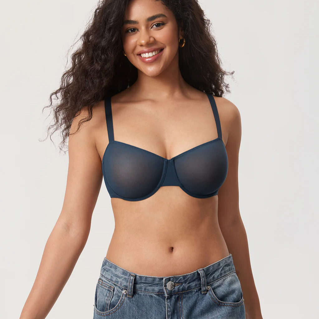 Milan Underwired Bra – Sheer Elegance