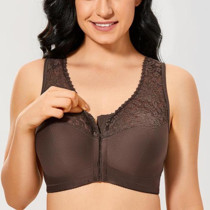 חזיית נוחות מדהימה עם פתיחה וסגירה קדמית שכל כך חיכית לה! - לה איסלה