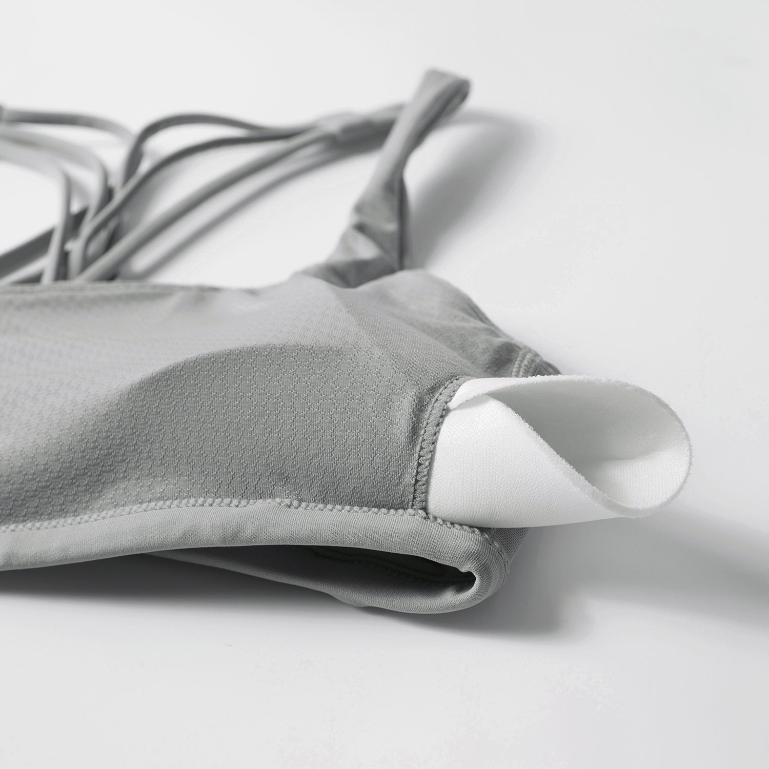 Strappy Sports Bra - Six Strap Design, Low Cut