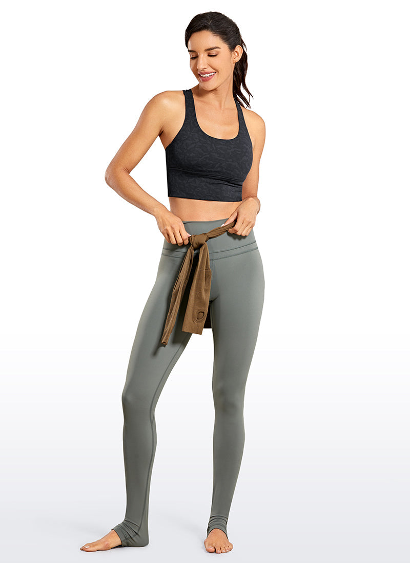 Longline Strappy Back Bra - Strappy Back, Extended Hem
