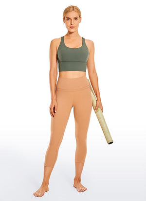 Longline Strappy Back Bra - Strappy Back, Extended Hem