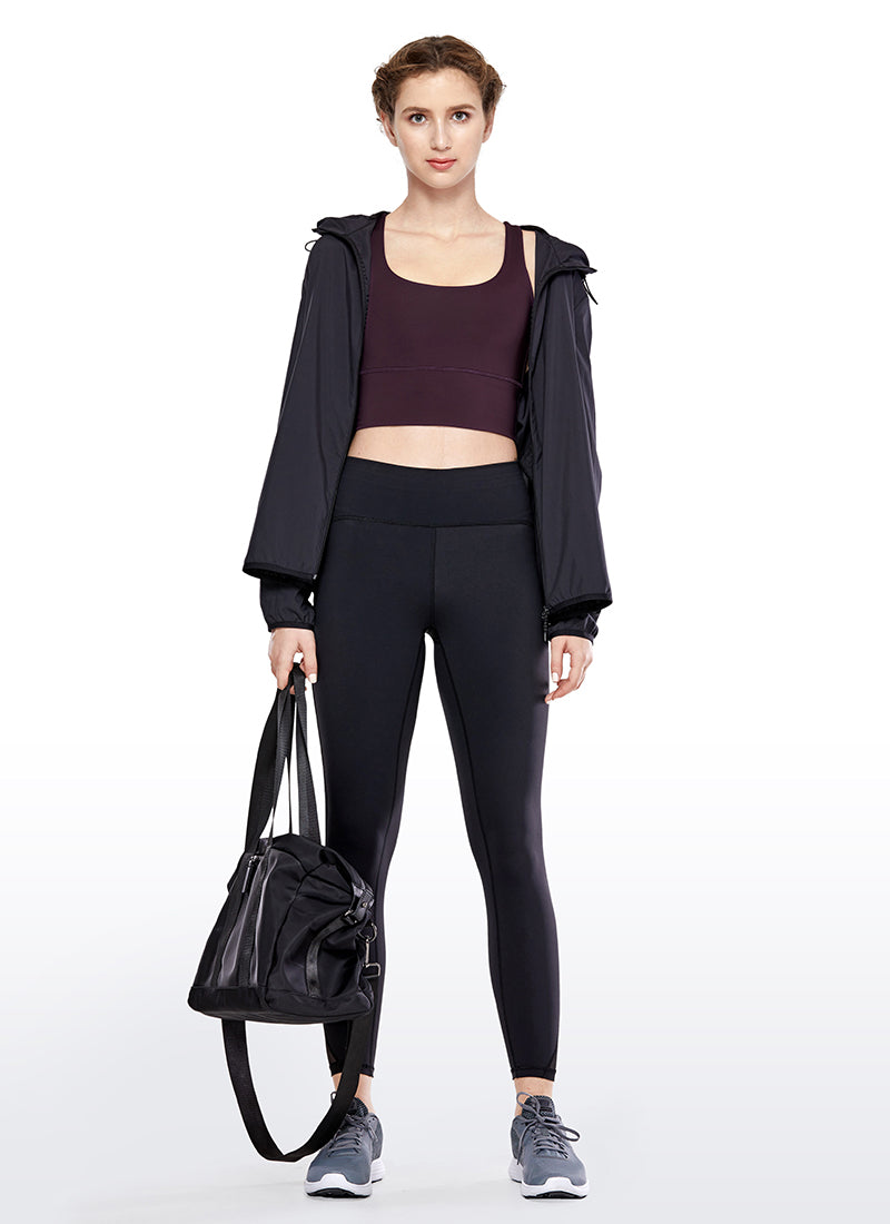 Longline Strappy Back Bra - Strappy Back, Extended Hem