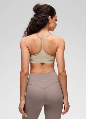 Sports Bra For Women - Thin Strap, Y Back - Forest