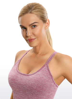 Seamless Longline Y Back Bra - Seamless, Y Back, Extended Hem