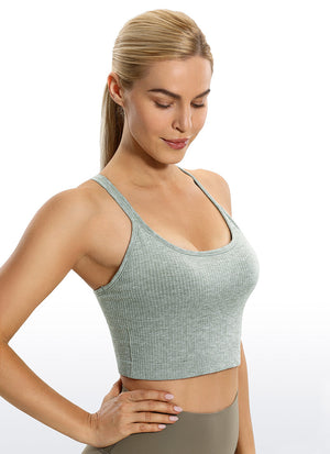 Seamless Longline Y Back Bra - Seamless, Y Back, Extended Hem