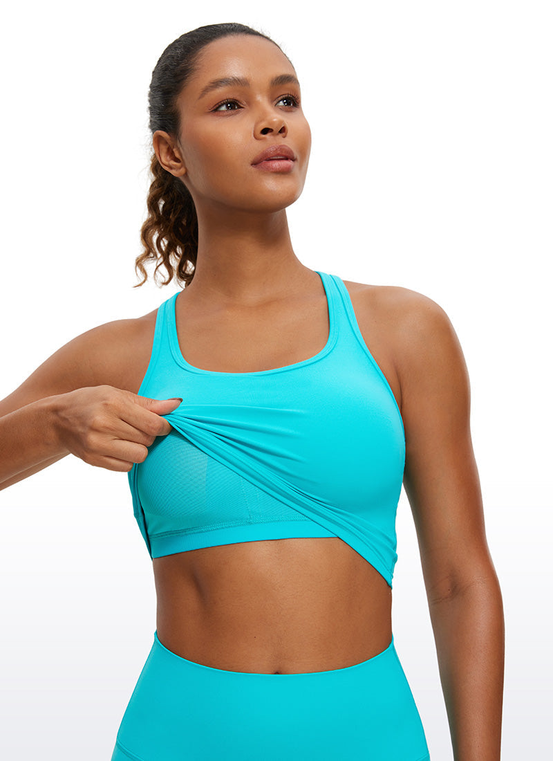 Racerback Built In Bra Tank - Racerback, Built-in Bra