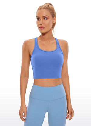 Racerback Built In Bra Tank - Racerback, Built-in Bra