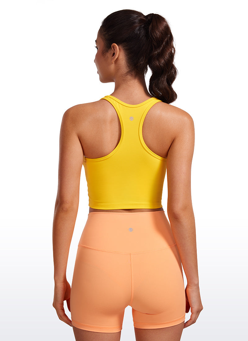 Racerback Built In Bra Tank - Racerback, Built-in Bra