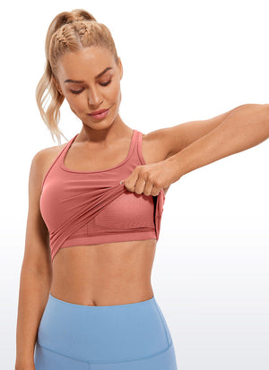 Racerback Built In Bra Tank - Racerback, Built-in Bra
