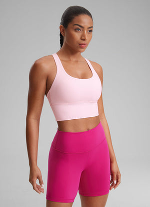 Strappy Longline Bra - Strappy Back, Extended Coverage