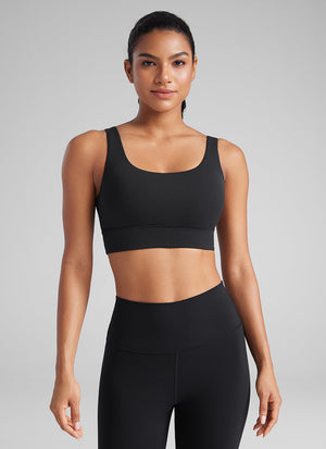 Longline Sports Bra - U Back, Extended Coverage