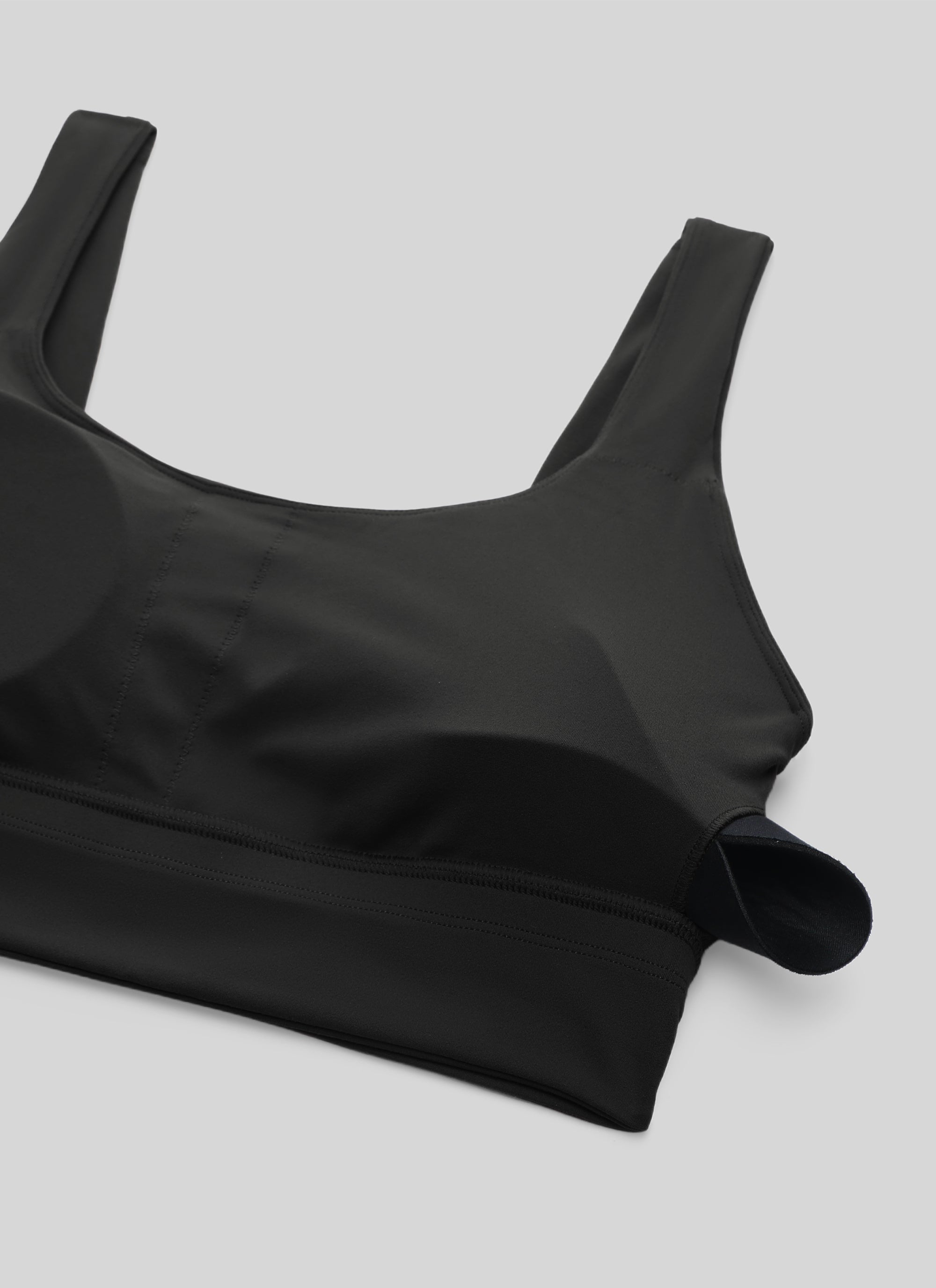 Longline Sports Bra - U Back, Extended Coverage