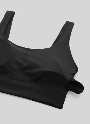 Longline Sports Bra - U Back, Extended Coverage