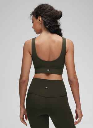 Longline Sports Bra - U Back, Extended Coverage
