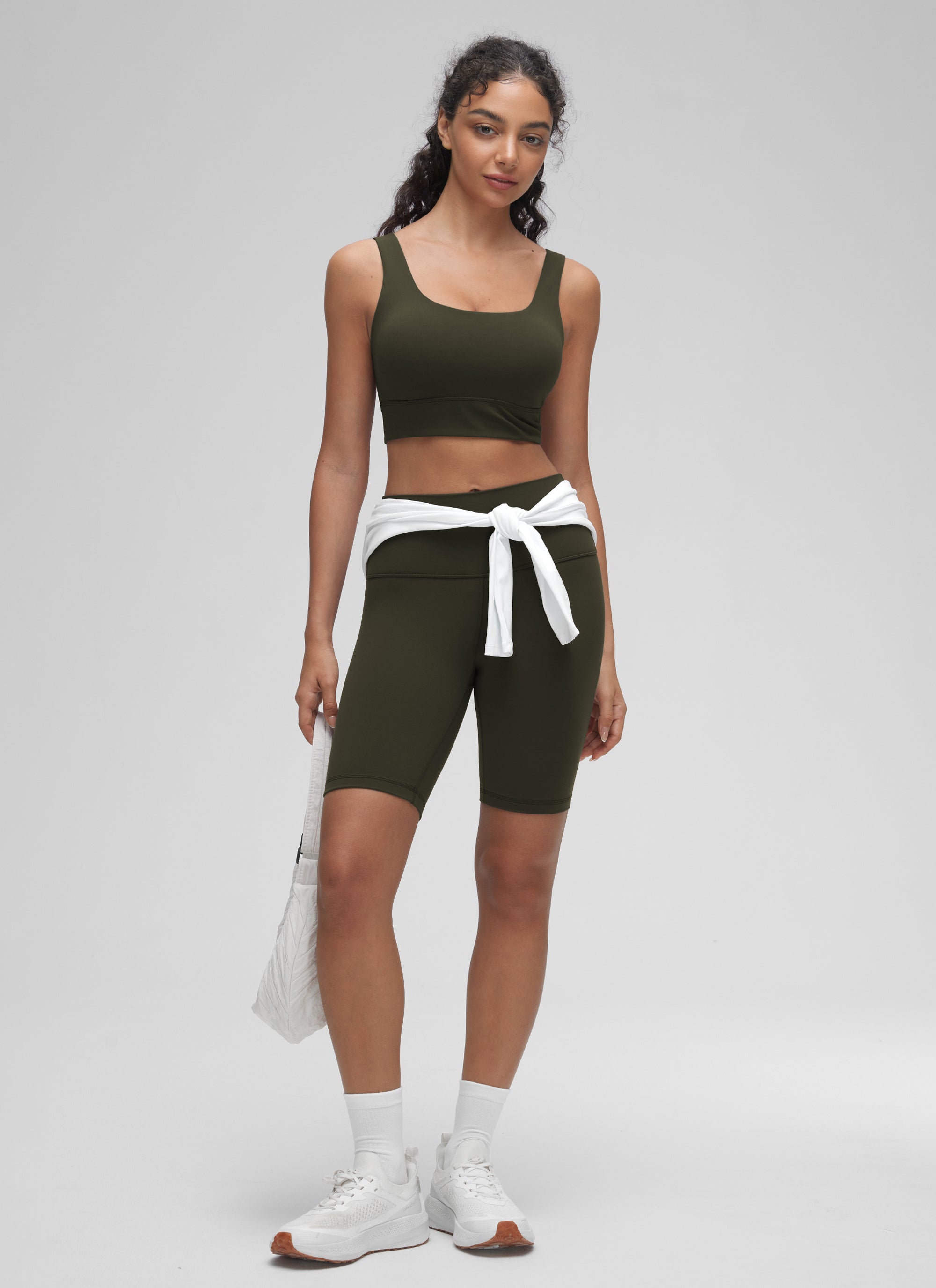 Longline Sports Bra - U Back, Extended Coverage