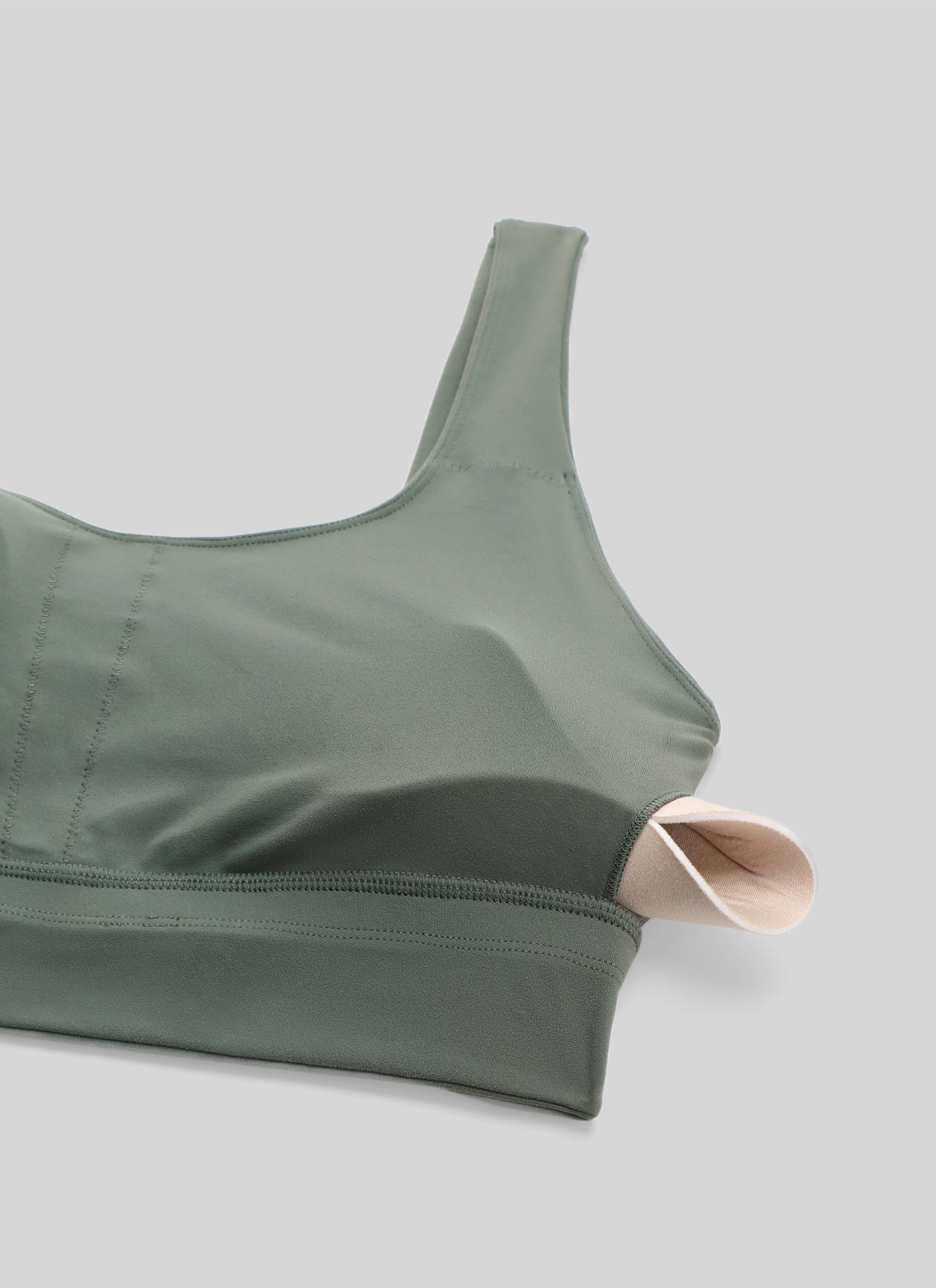 Longline Sports Bra - U Back, Extended Coverage