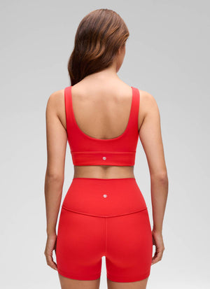 Longline Sports Bra - U Back, Extended Coverage