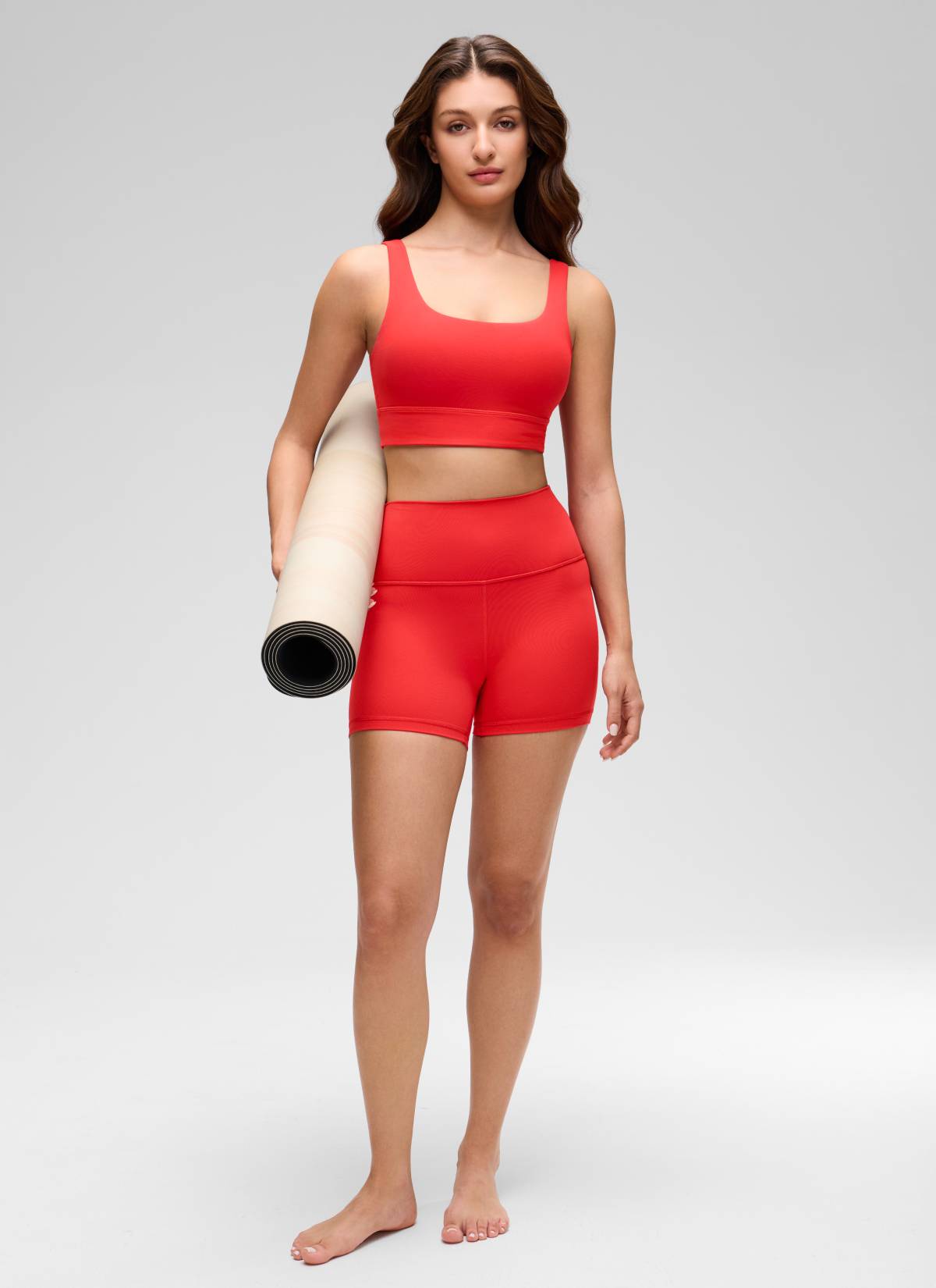 Longline Sports Bra - U Back, Extended Coverage