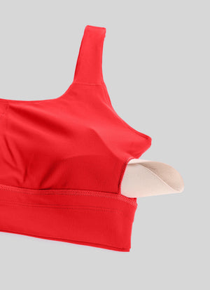 Longline Sports Bra - U Back, Extended Coverage