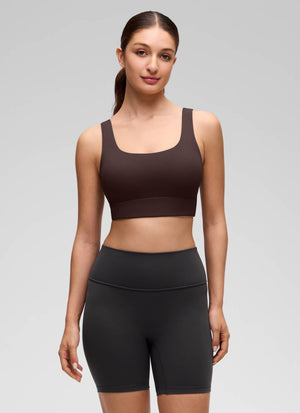 Longline Sports Bra - U Back, Extended Coverage