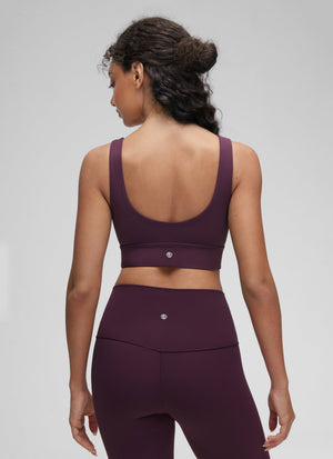 Longline Sports Bra - U Back, Extended Coverage